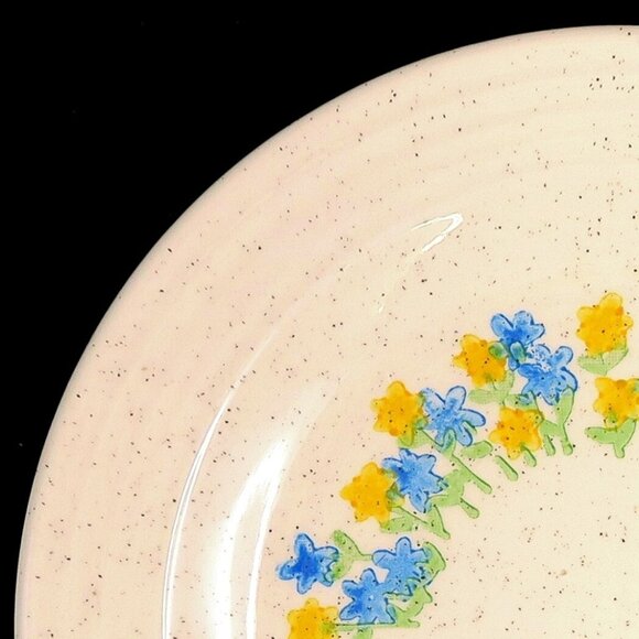 Homer Laughlin Sun Drops Bread & Butter Plate Vintage 1970s Floral Dishware - Picture 2 of 4